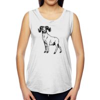 Ladies' Muscle Cotton Modal T-Shirt Thumbnail