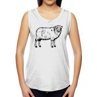 Ladies' Muscle Cotton Modal T-Shirt Thumbnail