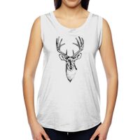 Ladies' Muscle Cotton Modal T-Shirt Thumbnail