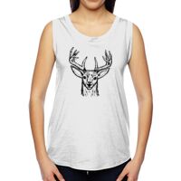 Ladies' Muscle Cotton Modal T-Shirt Thumbnail