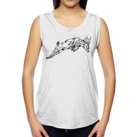 Ladies' Muscle Cotton Modal T-Shirt Thumbnail