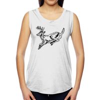 Ladies' Muscle Cotton Modal T-Shirt Thumbnail