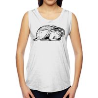 Ladies' Muscle Cotton Modal T-Shirt Thumbnail