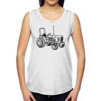 Ladies' Muscle Cotton Modal T-Shirt Thumbnail