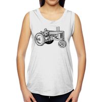 Ladies' Muscle Cotton Modal T-Shirt Thumbnail