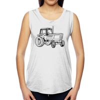 Ladies' Muscle Cotton Modal T-Shirt Thumbnail