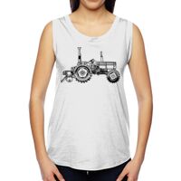 Ladies' Muscle Cotton Modal T-Shirt Thumbnail