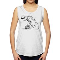 Ladies' Muscle Cotton Modal T-Shirt Thumbnail