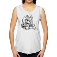 Ladies' Muscle Cotton Modal T-Shirt Thumbnail