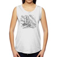 Ladies' Muscle Cotton Modal T-Shirt Thumbnail