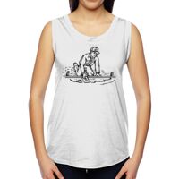 Ladies' Muscle Cotton Modal T-Shirt Thumbnail