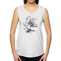 Ladies' Muscle Cotton Modal T-Shirt Thumbnail