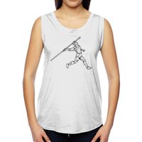 Ladies' Muscle Cotton Modal T-Shirt Thumbnail