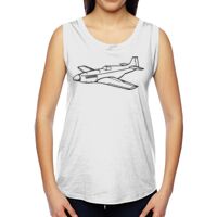 Ladies' Muscle Cotton Modal T-Shirt Thumbnail