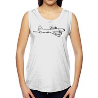 Ladies' Muscle Cotton Modal T-Shirt Thumbnail