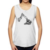 Ladies' Muscle Cotton Modal T-Shirt Thumbnail