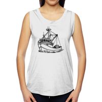 Ladies' Muscle Cotton Modal T-Shirt Thumbnail