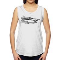 Ladies' Muscle Cotton Modal T-Shirt Thumbnail