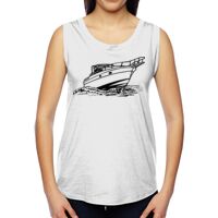 Ladies' Muscle Cotton Modal T-Shirt Thumbnail