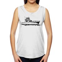 Ladies' Muscle Cotton Modal T-Shirt Thumbnail