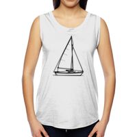 Ladies' Muscle Cotton Modal T-Shirt Thumbnail