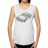 Ladies' Muscle Cotton Modal T-Shirt Thumbnail