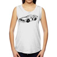 Ladies' Muscle Cotton Modal T-Shirt Thumbnail