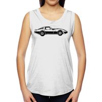 Ladies' Muscle Cotton Modal T-Shirt Thumbnail