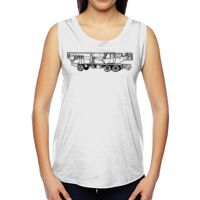 Ladies' Muscle Cotton Modal T-Shirt Thumbnail