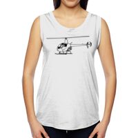 Ladies' Muscle Cotton Modal T-Shirt Thumbnail