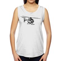 Ladies' Muscle Cotton Modal T-Shirt Thumbnail