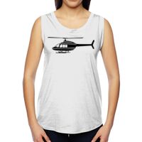 Ladies' Muscle Cotton Modal T-Shirt Thumbnail