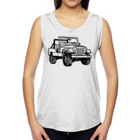 Ladies' Muscle Cotton Modal T-Shirt Thumbnail