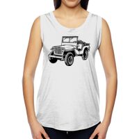 Ladies' Muscle Cotton Modal T-Shirt Thumbnail