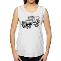 Ladies' Muscle Cotton Modal T-Shirt Thumbnail