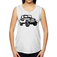 Ladies' Muscle Cotton Modal T-Shirt Thumbnail