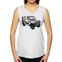 Ladies' Muscle Cotton Modal T-Shirt Thumbnail