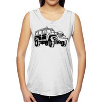 Ladies' Muscle Cotton Modal T-Shirt Thumbnail