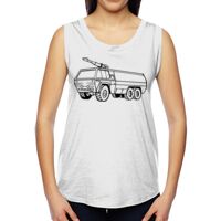 Ladies' Muscle Cotton Modal T-Shirt Thumbnail