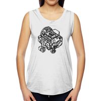 Ladies' Muscle Cotton Modal T-Shirt Thumbnail