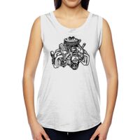 Ladies' Muscle Cotton Modal T-Shirt Thumbnail