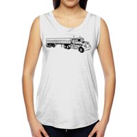 Ladies' Muscle Cotton Modal T-Shirt Thumbnail