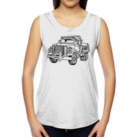 Ladies' Muscle Cotton Modal T-Shirt Thumbnail