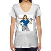 Ladies' Everyday Cotton Modal V-Neck Thumbnail