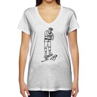 Ladies' Everyday Cotton Modal V-Neck Thumbnail