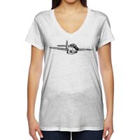 Ladies' Everyday Cotton Modal V-Neck Thumbnail