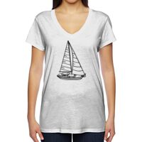 Ladies' Everyday Cotton Modal V-Neck Thumbnail