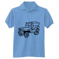 Adult 50/50 EcoSmart® Jersey Knit Polo Thumbnail