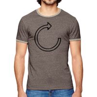 Men's Eco-Mock Twist Ringer Crew T-Shirt Thumbnail