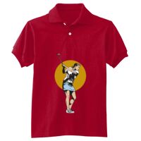 Youth 50/50 EcoSmart® Jersey Knit Polo Thumbnail